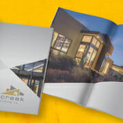 Full color brochure folder for Stonecreek Building Co.