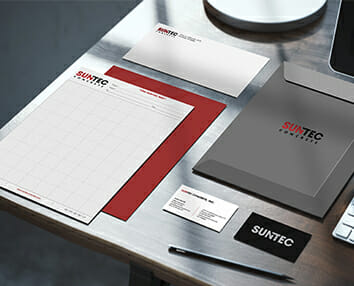 Printed stationery examples