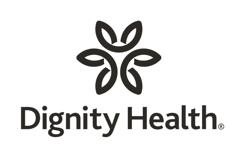 Dignity Health logo in B&W