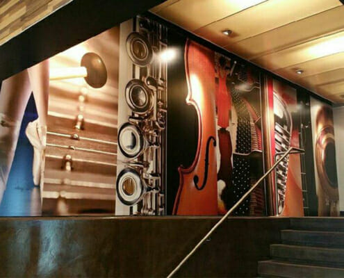 Wall mural wrap for the MIM in Phoenix AZ