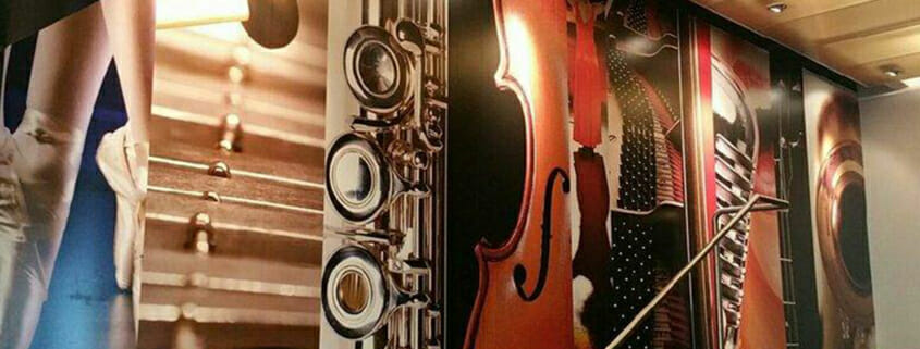 Wall mural wrap for the MIM in Phoenix AZ