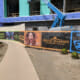 Printed mesh fence banner wrap for Desert Diamond Casino
