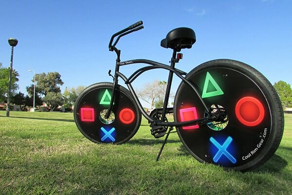 Printed graphics on bicycle wheels