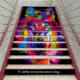 Color printed staircase graphics for Alumigraphics Private School