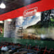 Large color printed wall graphics for Coleman Powersports