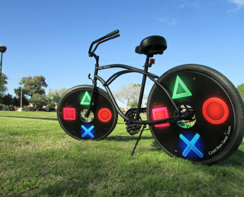 Printed wheel graphics for Cool Rim Gear