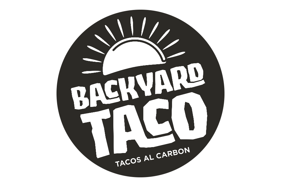 Backyard Taco logo in black