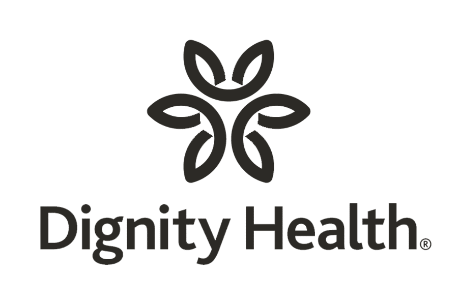 Dignity Health logo in black