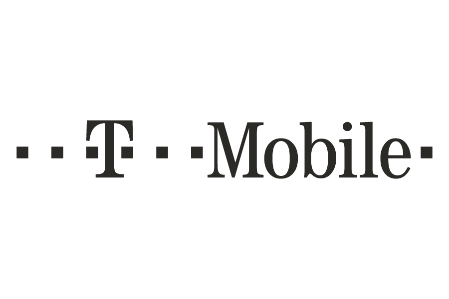Black T Mobile logo