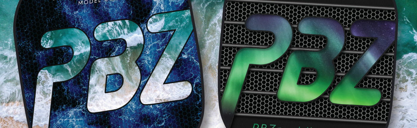 Branded design on paddles for PBZ.