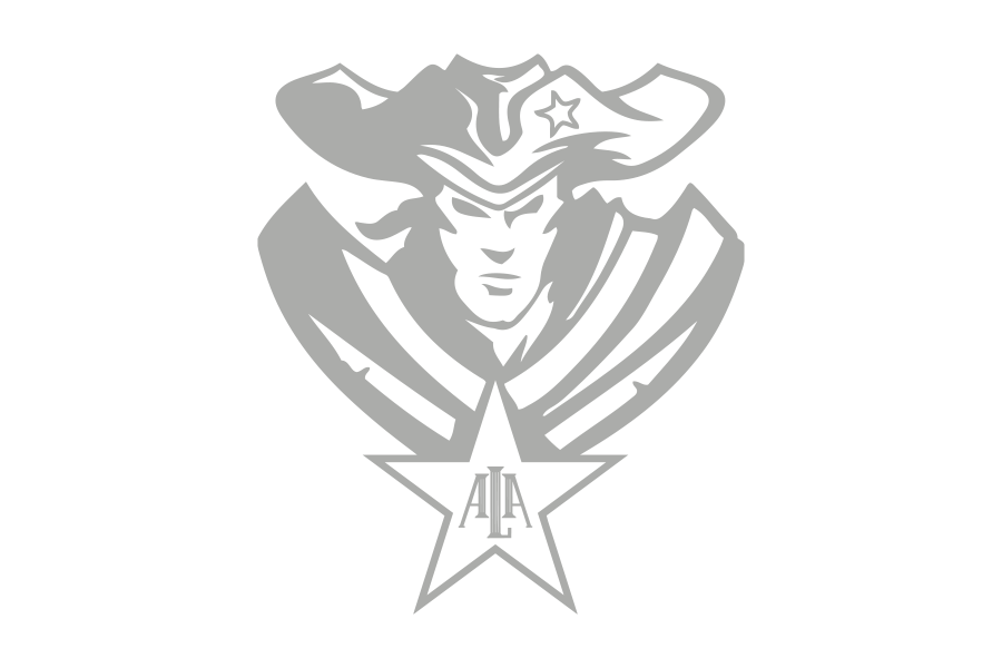 Grey ALA Queen Creek logo.