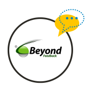 BEYOND FEEDBACK Logo in a White Circle