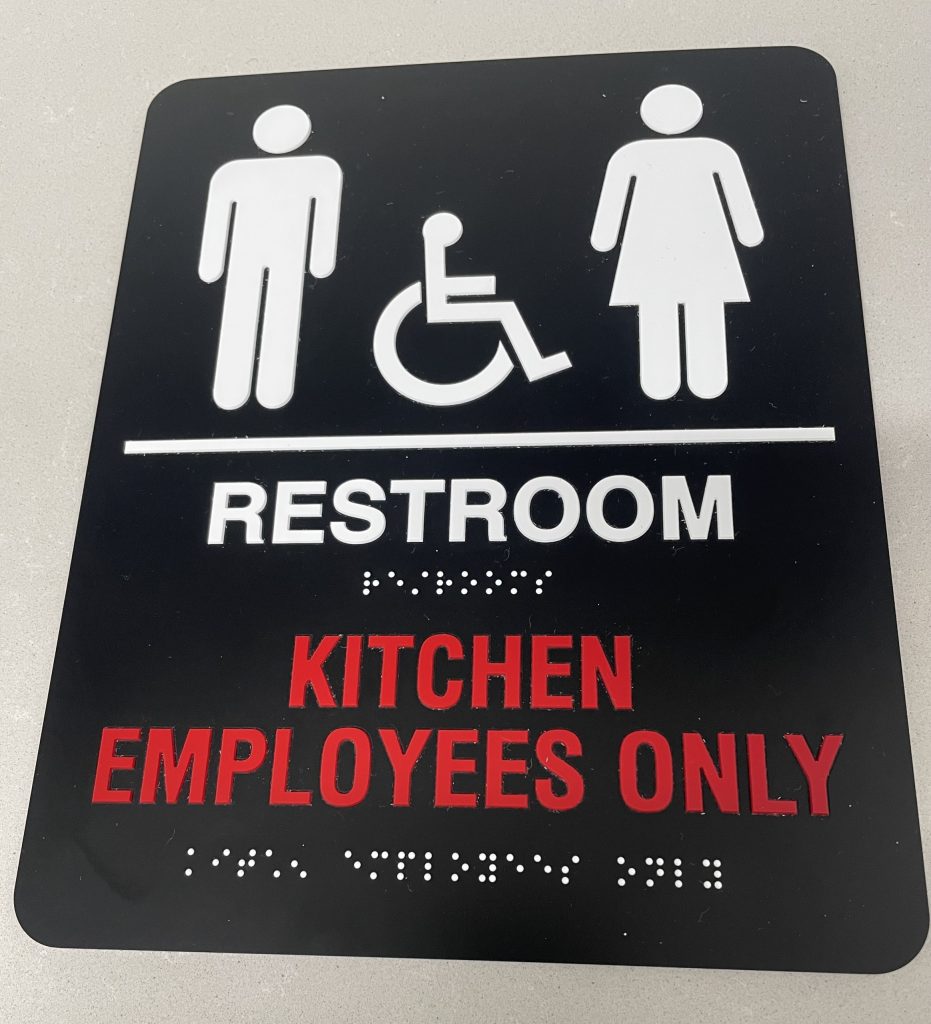 ADA Bathroom Signage